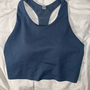 Uniqlo blue/gray Racerback Sports Bra